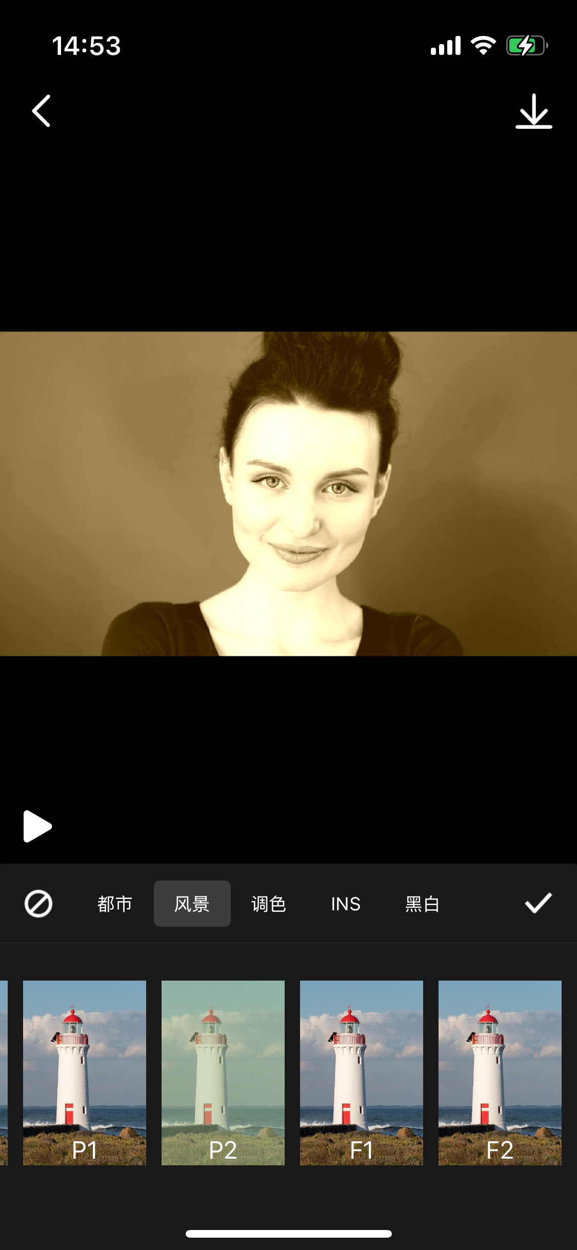 滤镜预览