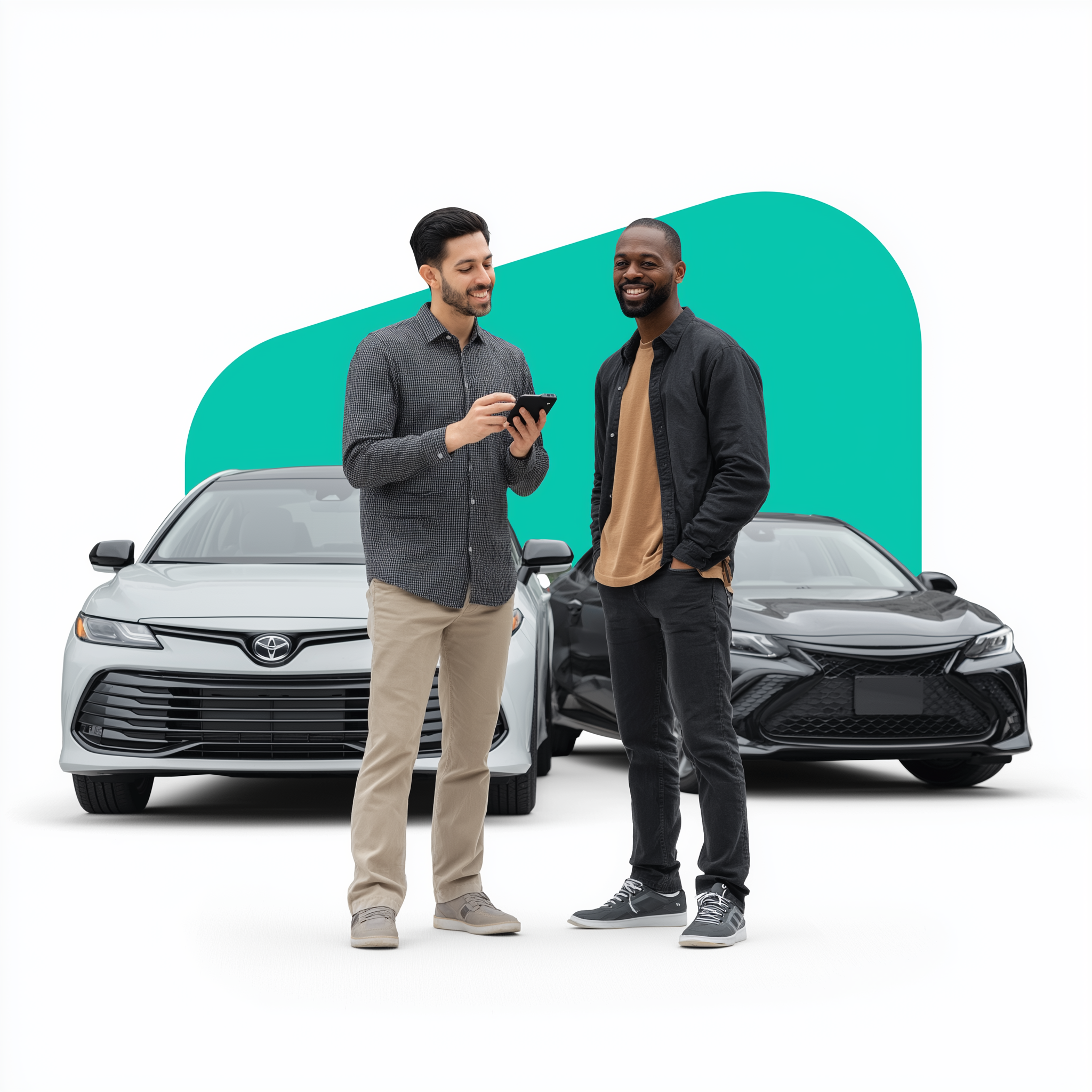 A HUM driver sharing their referral code with another driver