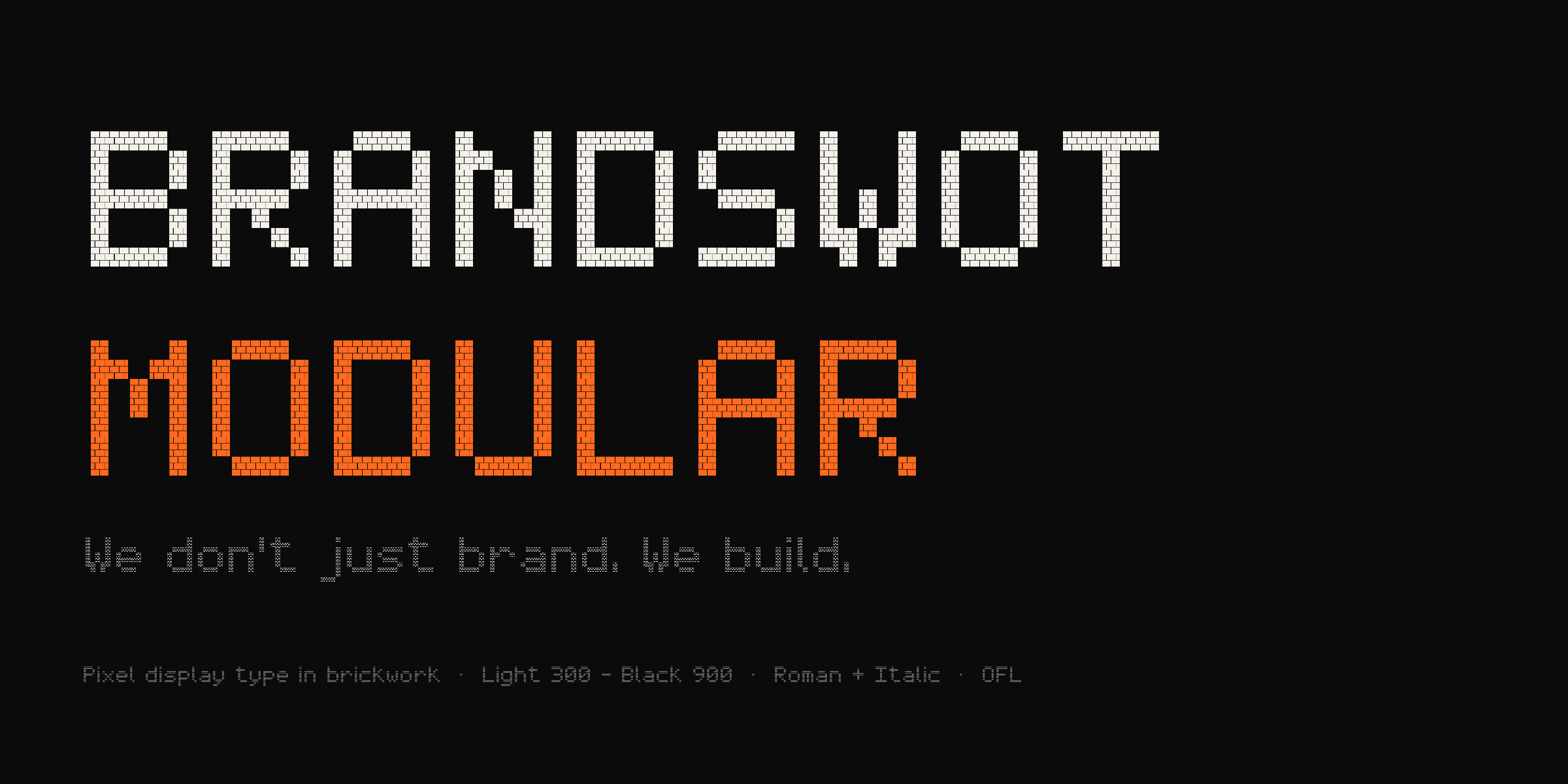 BRANDSWOT Modular specimen