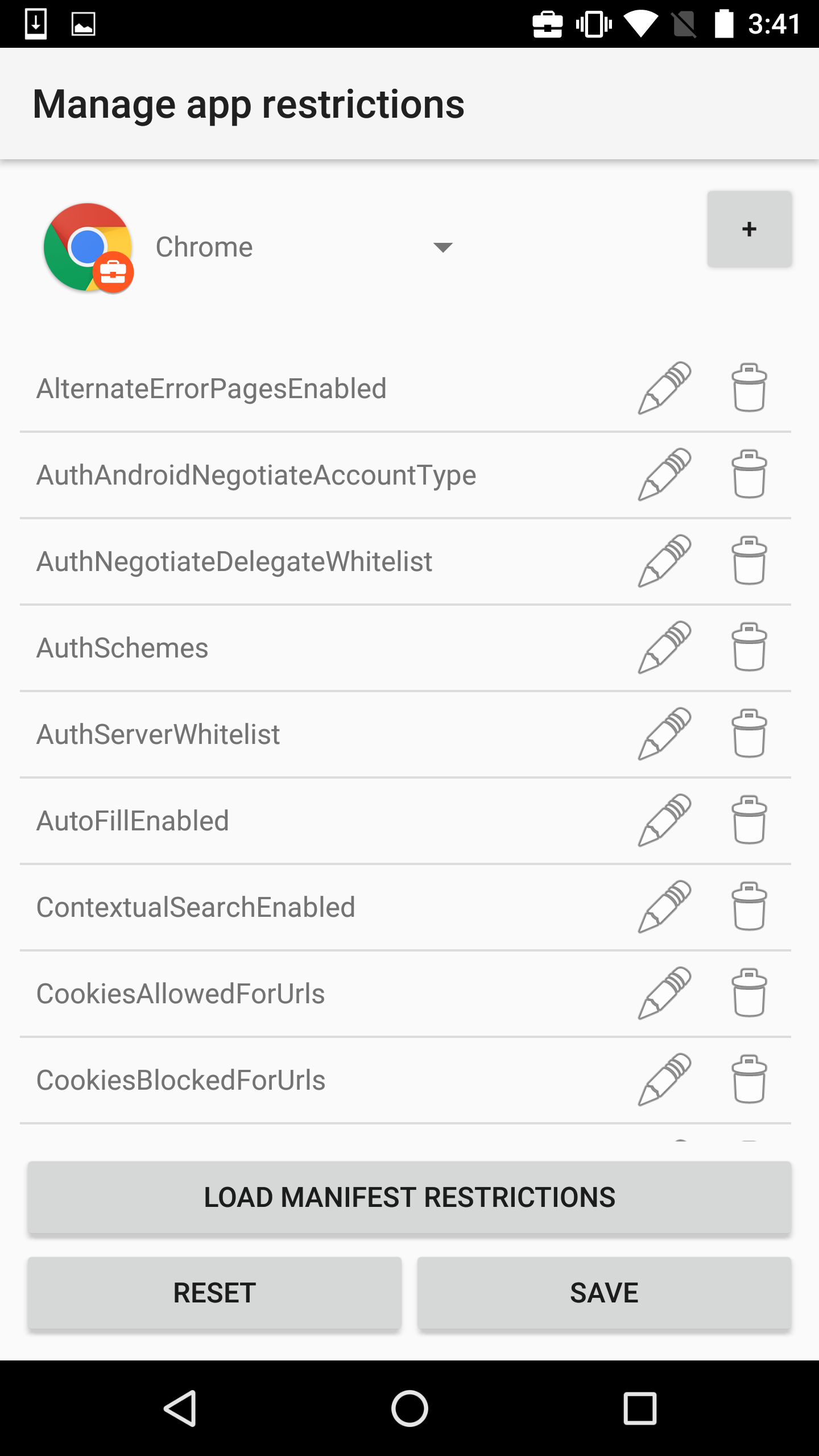 Manage App Restrictions