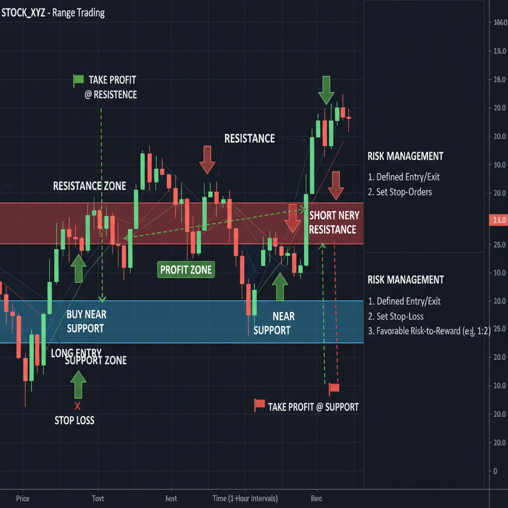 Chart showing setup and background of 50 pips strategy