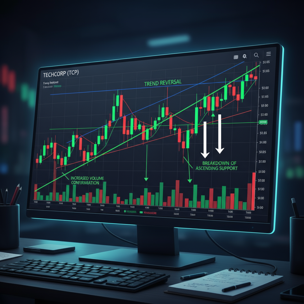 Chart showing how to draw resistance levels and high peaks