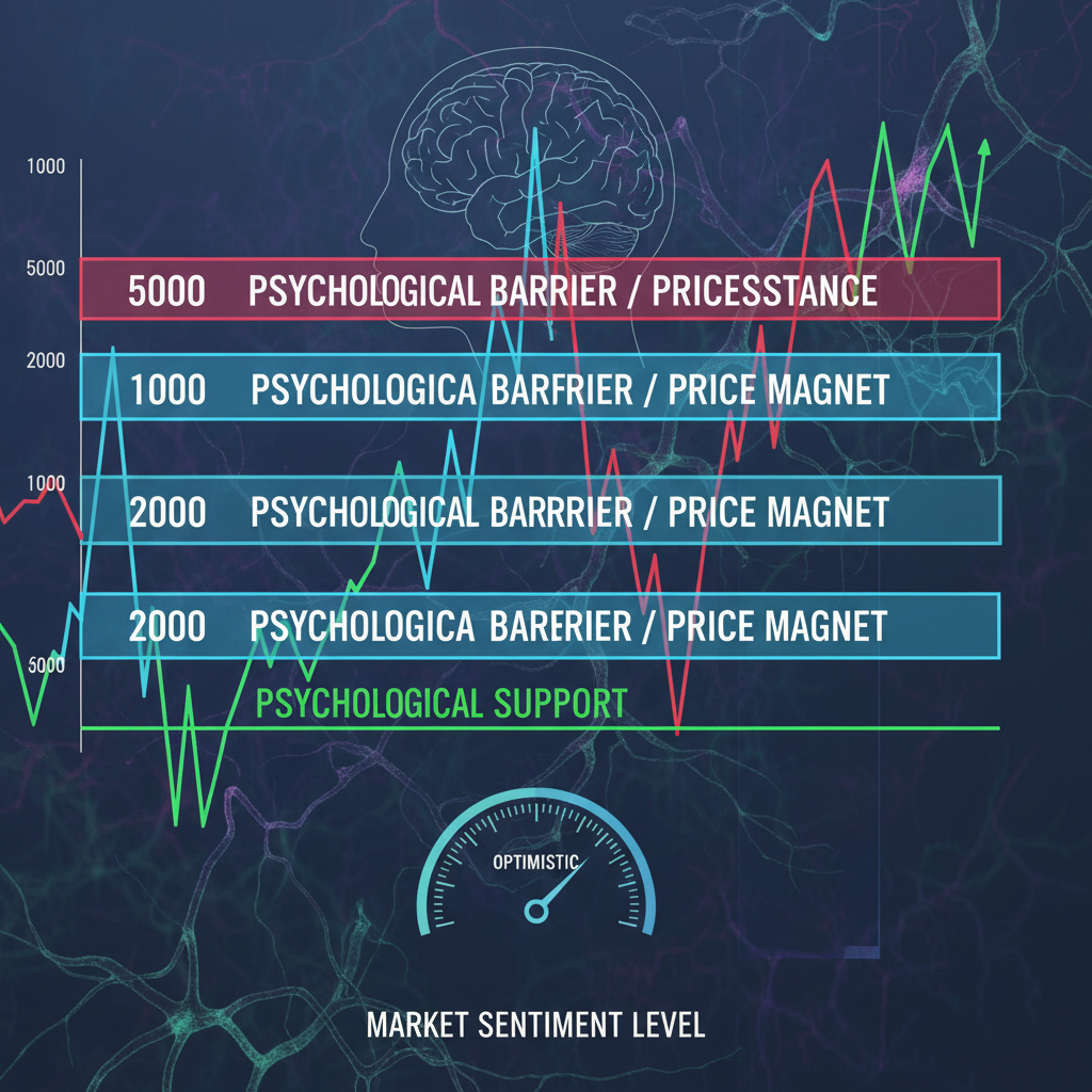 Chart showing how to identify strong support and resistance levels