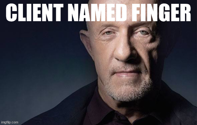 client named finger