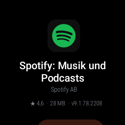 App store on the watch: app page