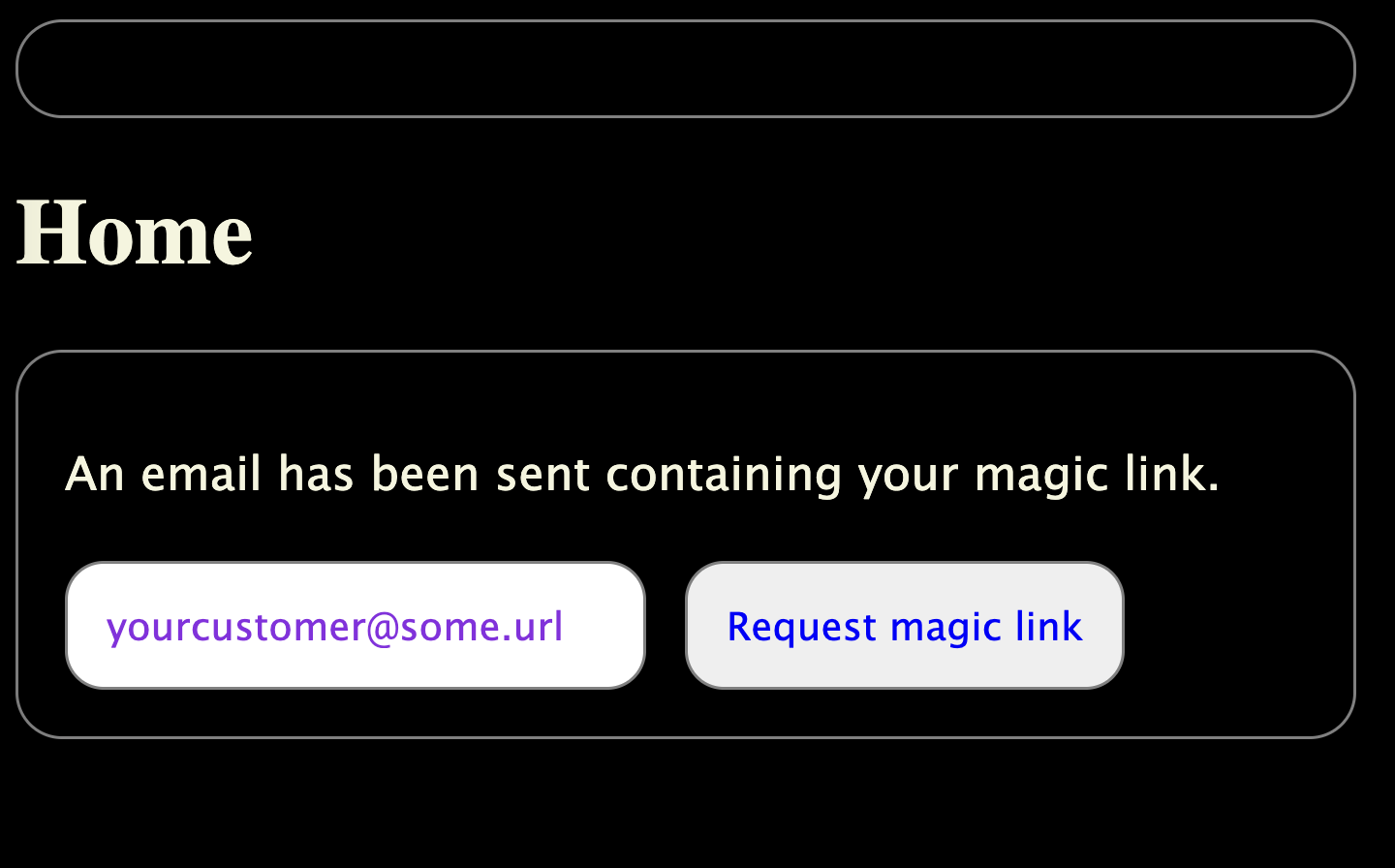 RequestMagicLink