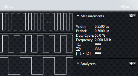 Trace of 8-bit Arduino port