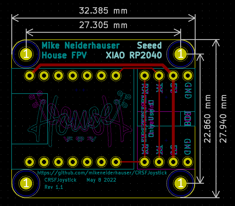 SEEED XAIO RP2040 Dimensions