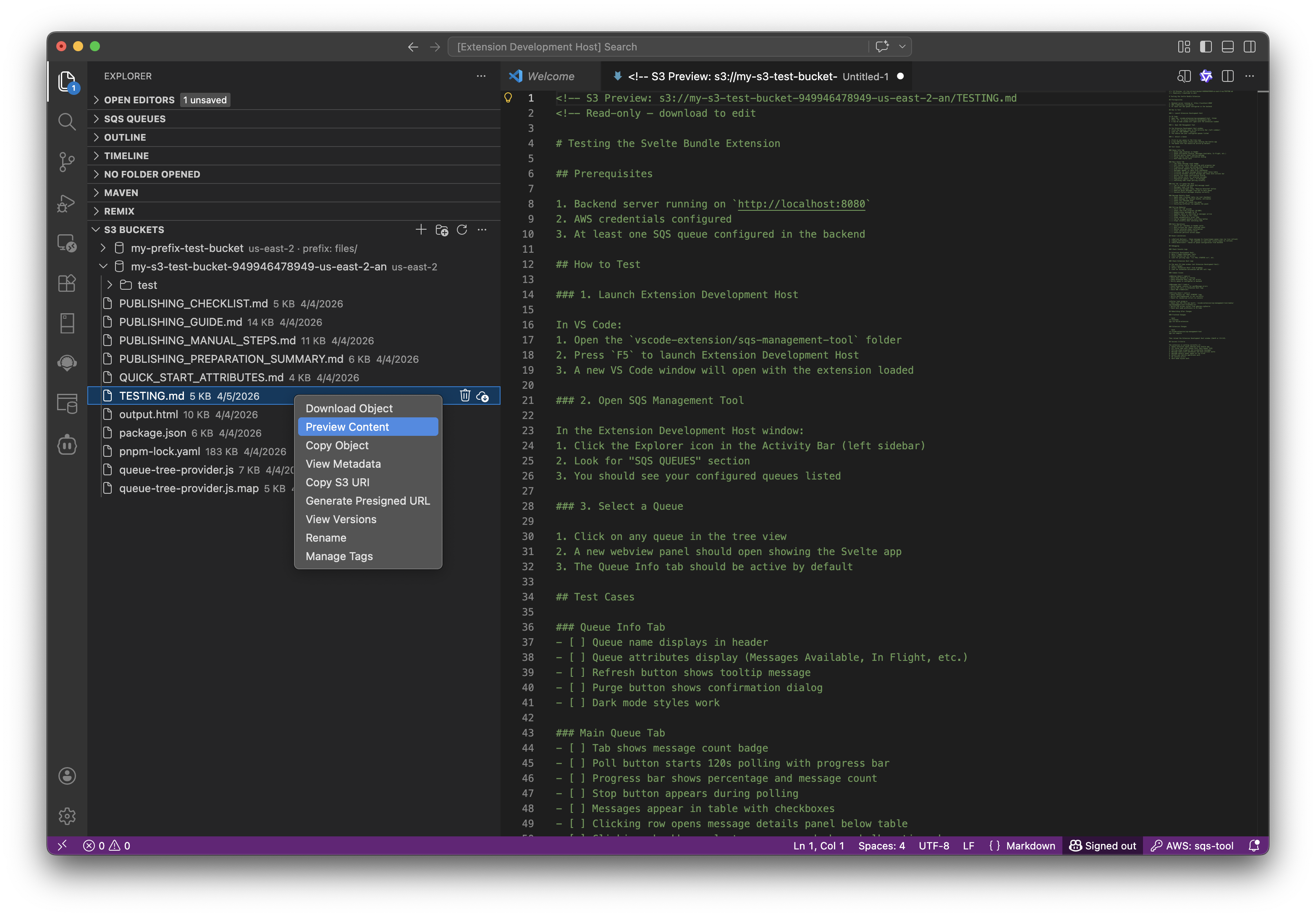Object Preview