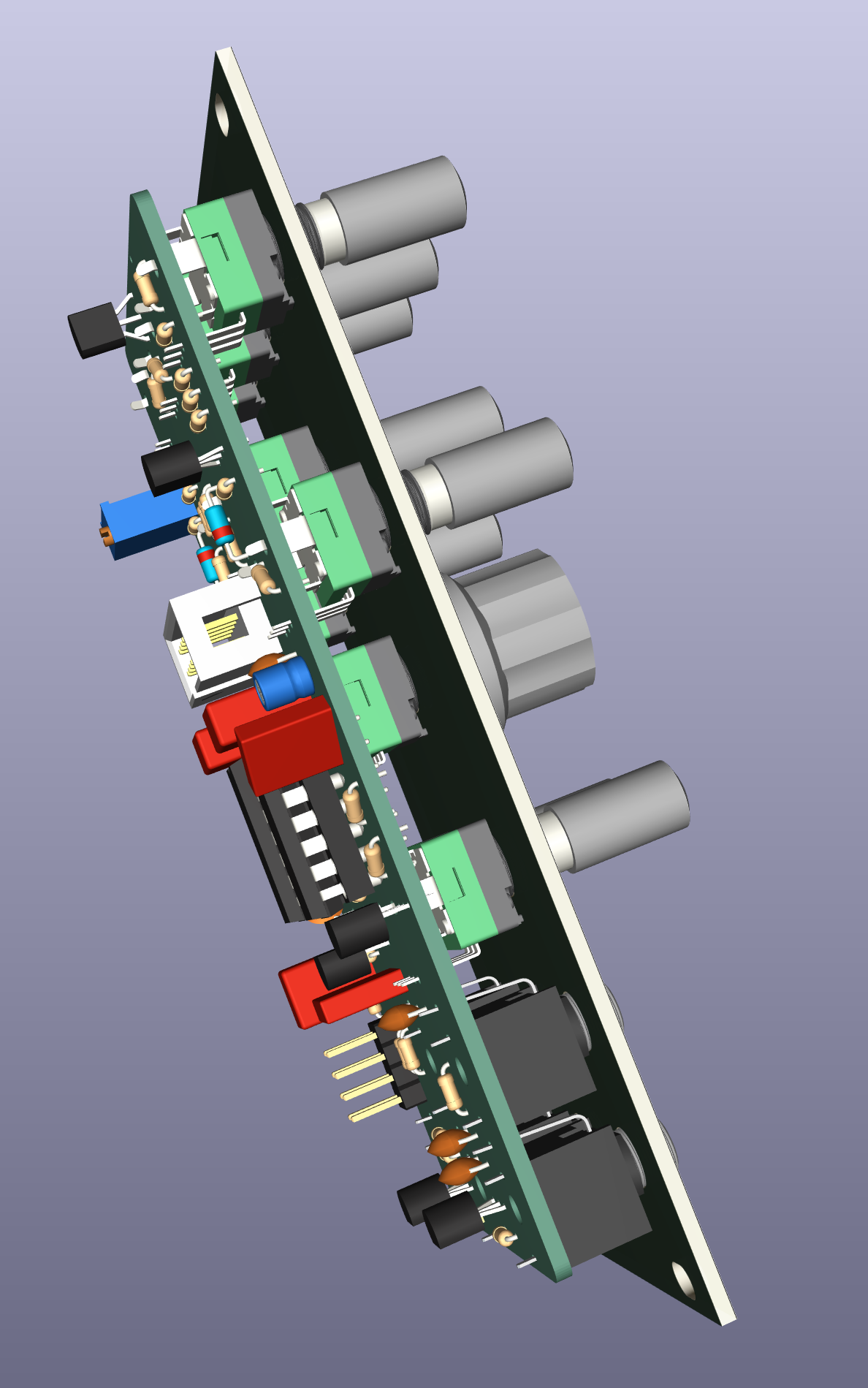 KiCad 3d view