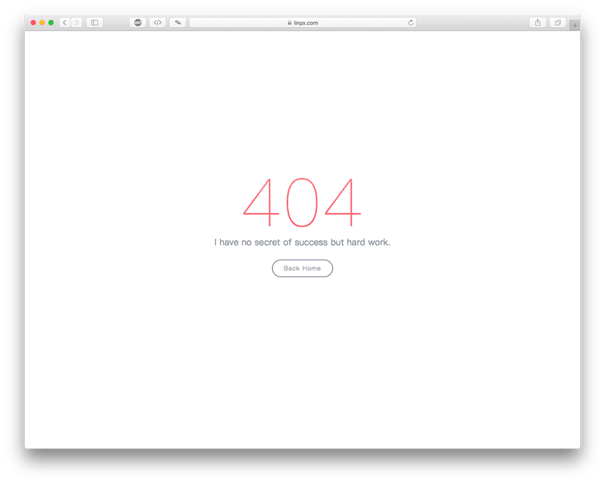 404 Page