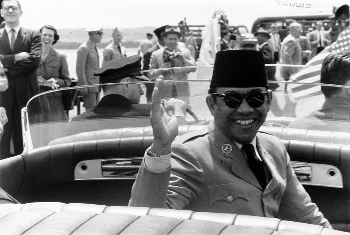 President Sukarno of Indonesia in Washington, D.C., 1956