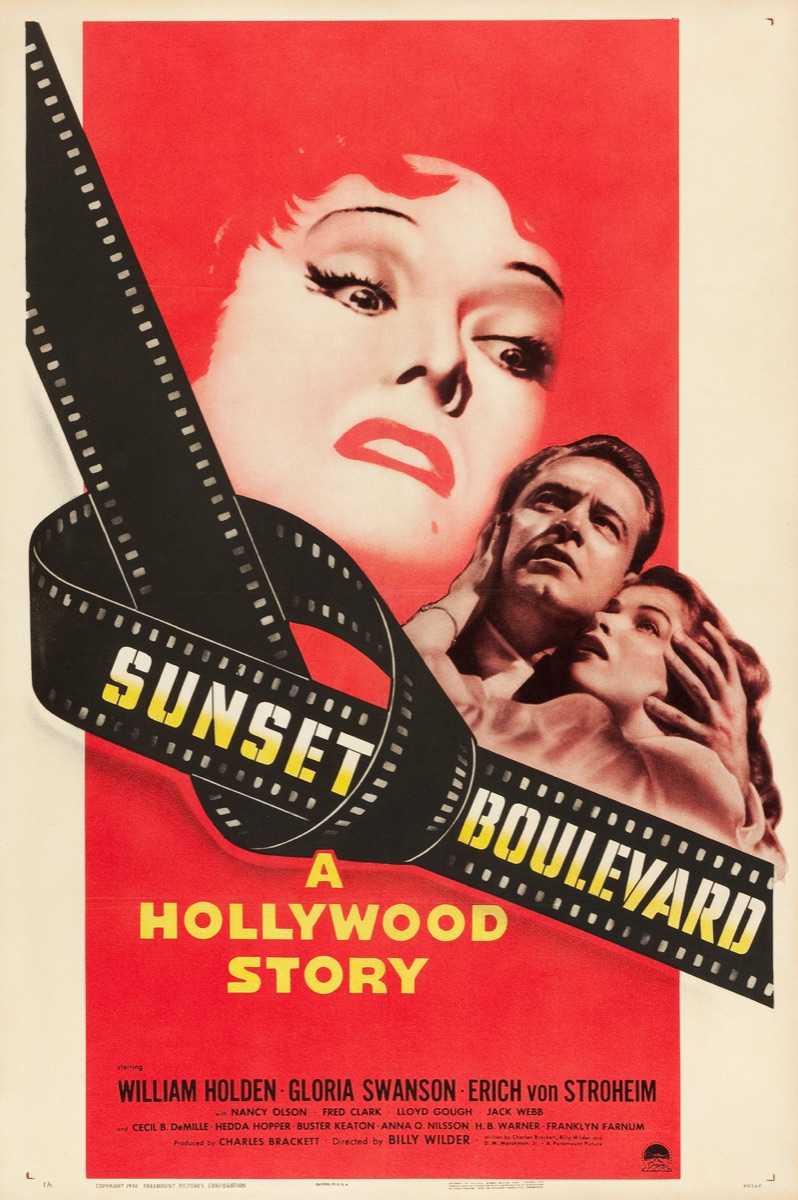 Theatrical poster for Sunset Boulevard (1950)