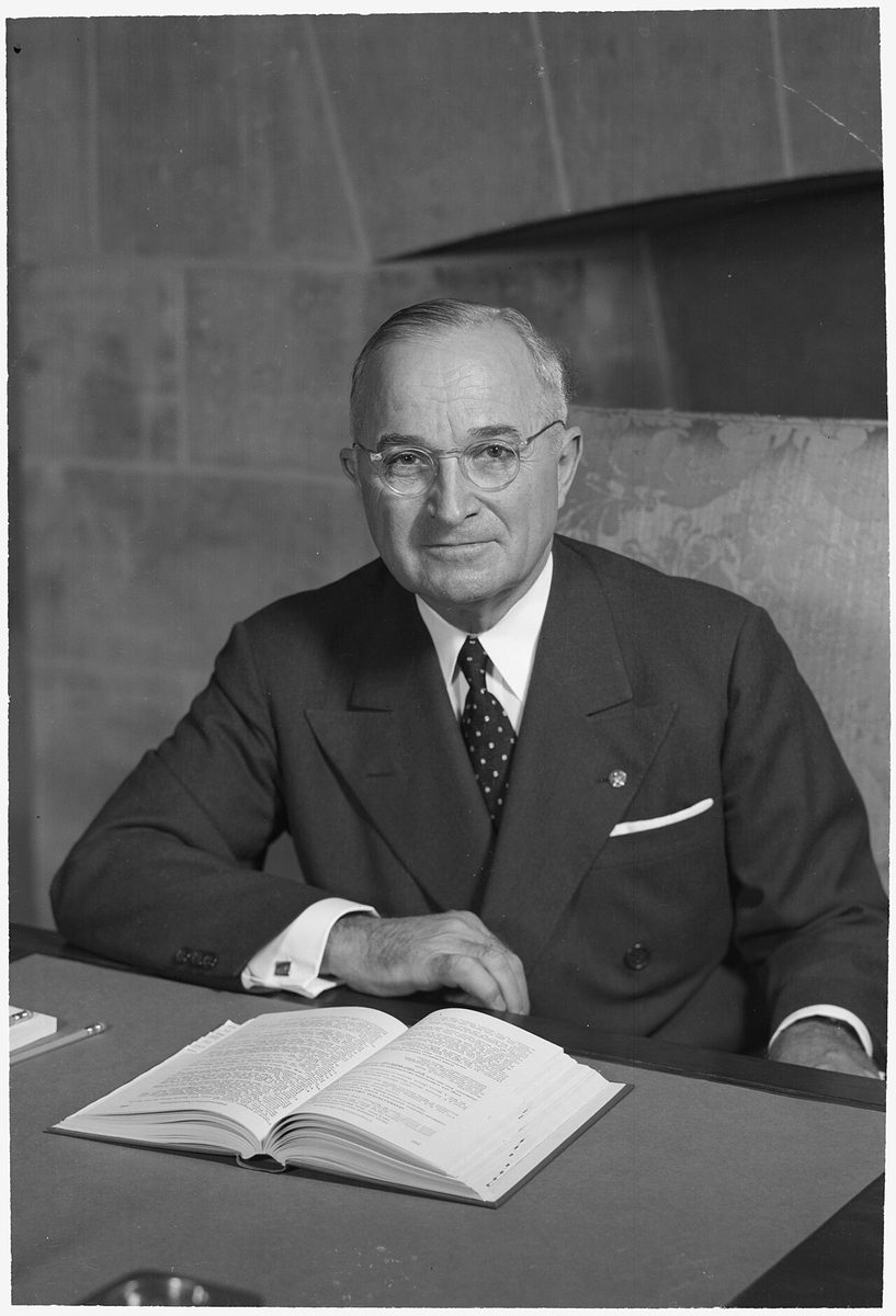 President Harry S. Truman, official portrait photograph