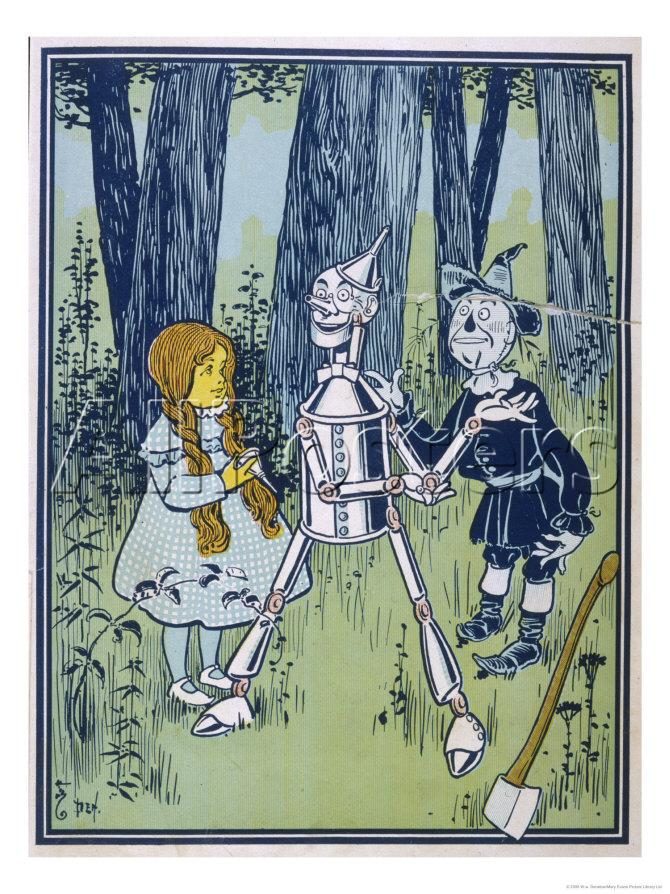 W. W. Denslow illustration from the first edition of The Wonderful Wizard of Oz, 1900 — the American children's classic tradition Henry Huggins joined