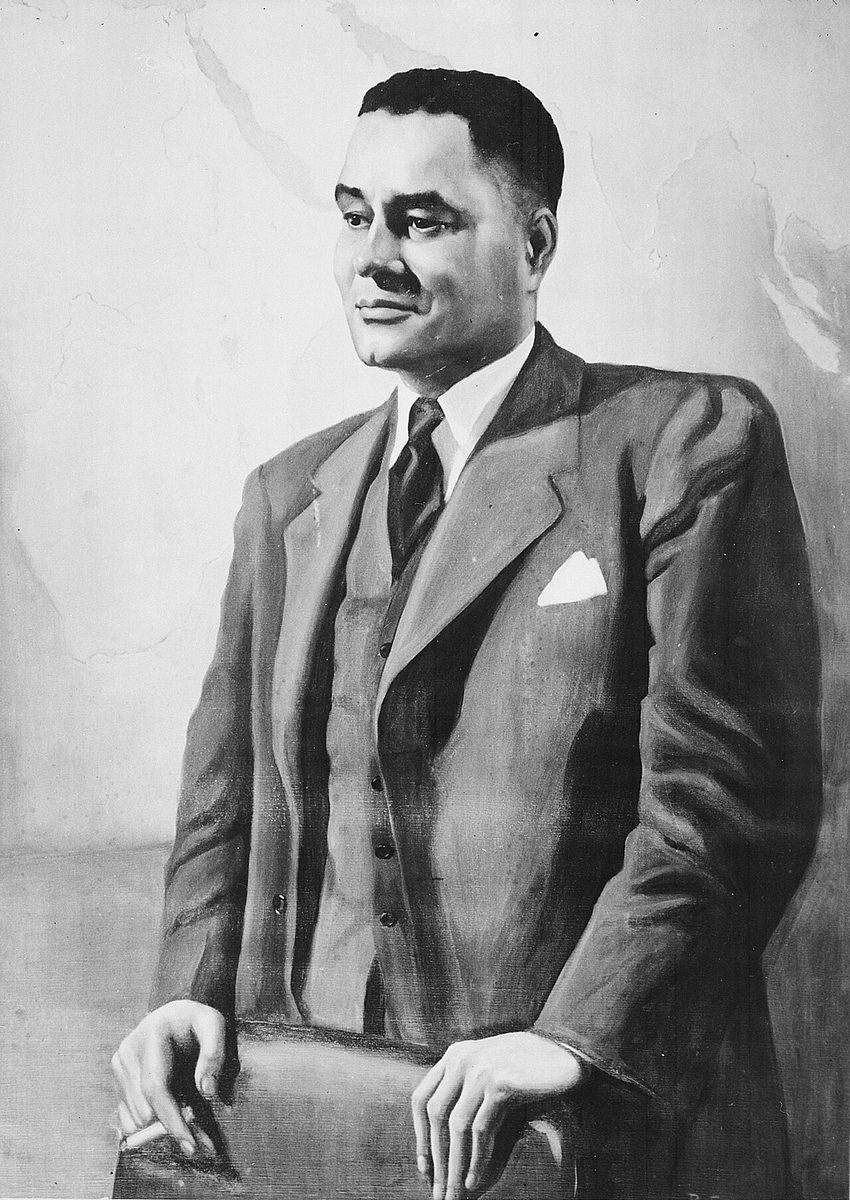 Ralph Bunche, UN mediator and 1950 Nobel Peace Prize laureate
