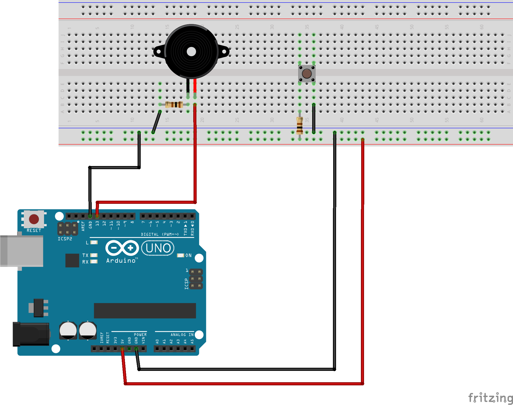 Bazzer_and_PushButton_circuit