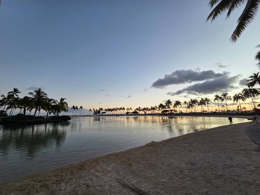 카하나모쿠 라군 선셋