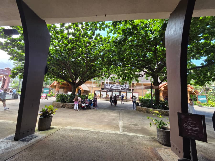 폴리네시안 문화센터 입구