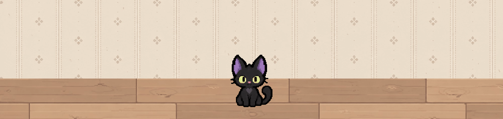 A black cat grooming in the middle of the cozy room