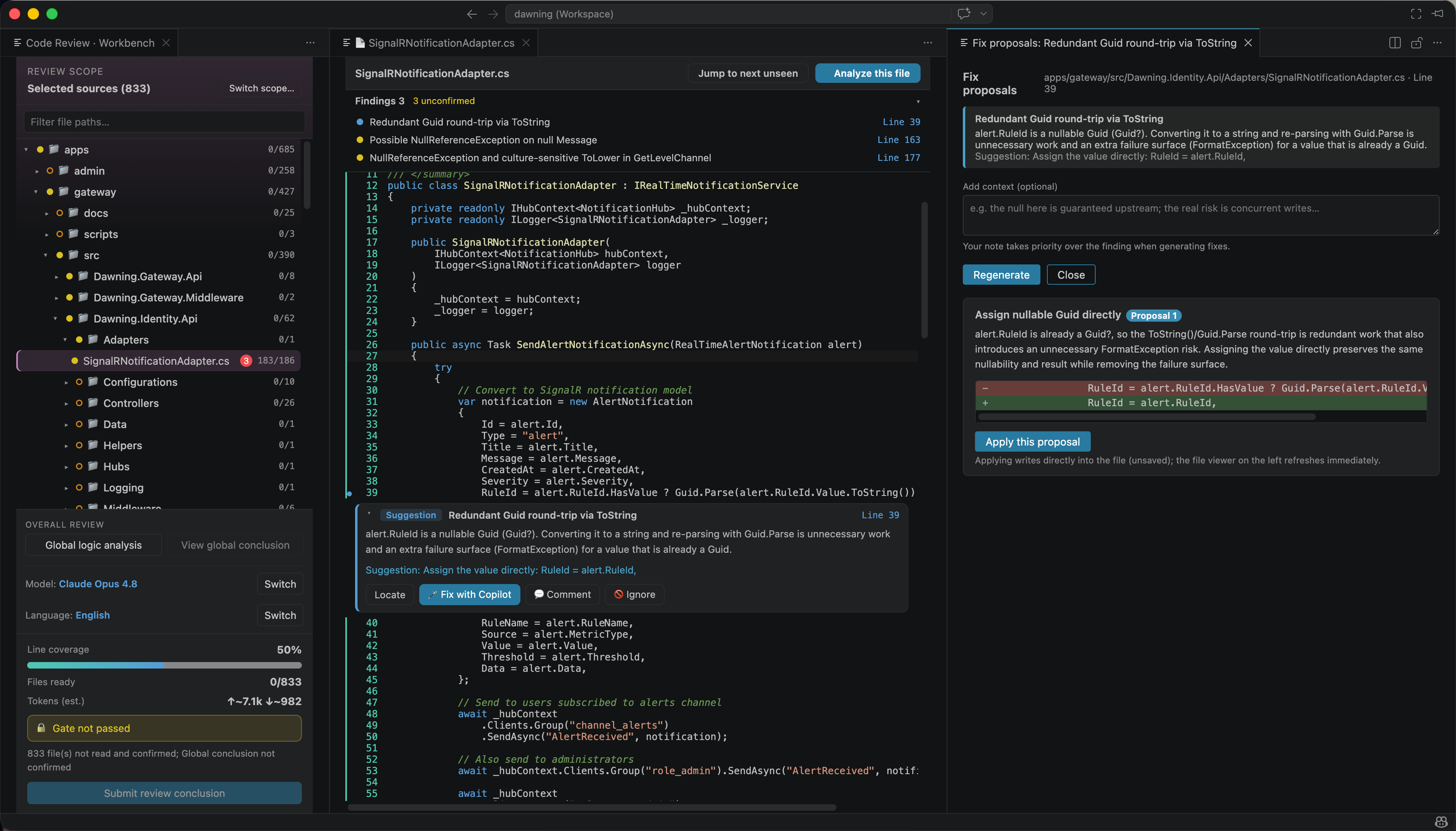 AI Coding Review Workbench
