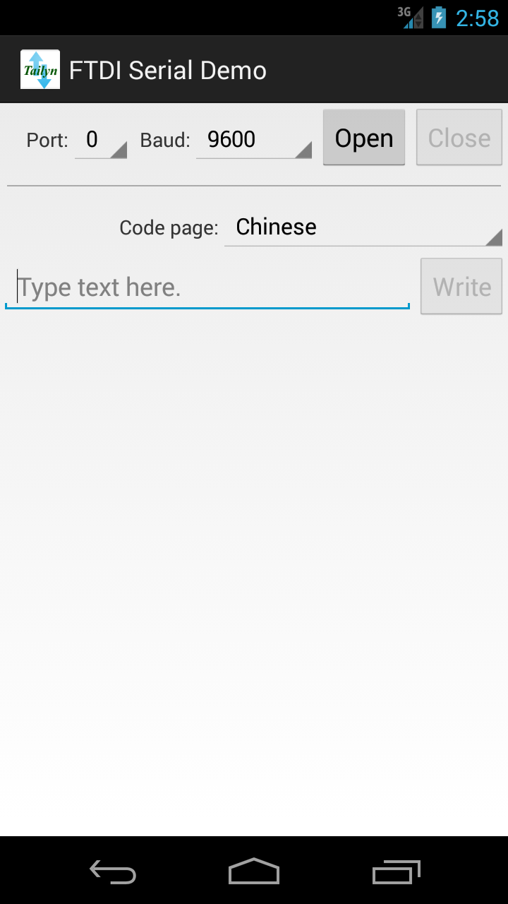 Github Changyuhengandroid Ftdi Serial Demo This Project Is A Sample