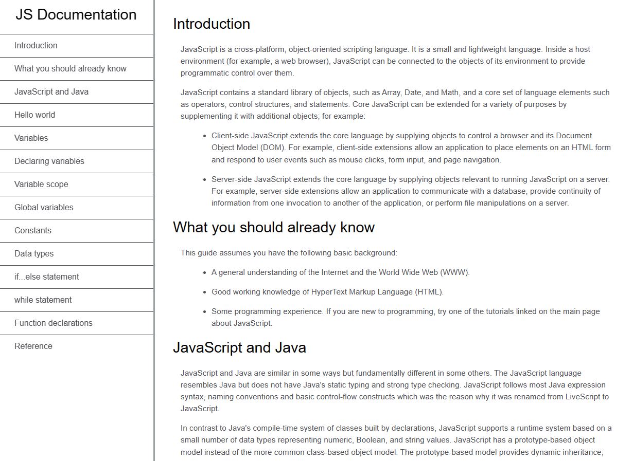 GitHub - Chanwaihan/Technical-Documentation-Page: Certification Project ...