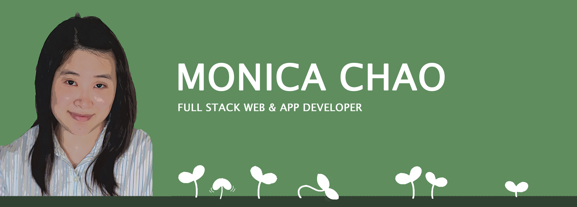 Banner about Monica Chao