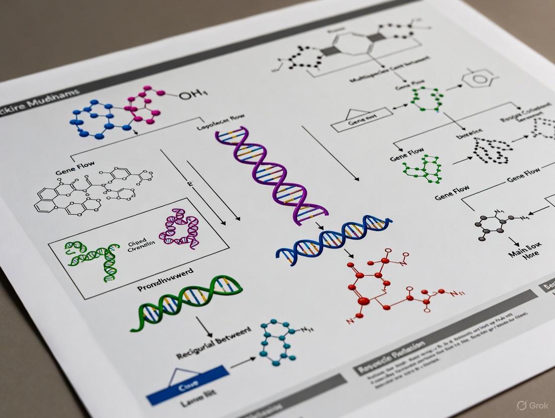 Beyond the Tree: Integrating Gene Flow into the Multispecies Coalescent Model