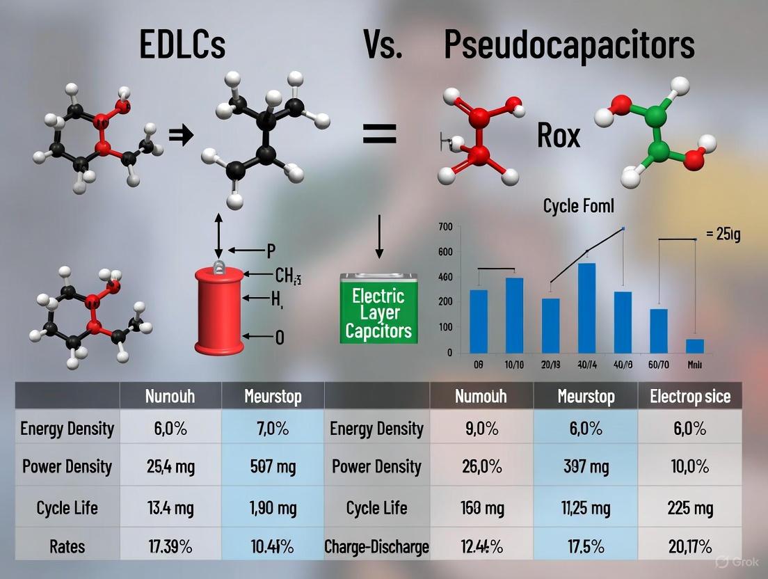 EDLCs vs Pseudocapacitors: A Comprehensive Performance Comparison for Advanced Energy Storage