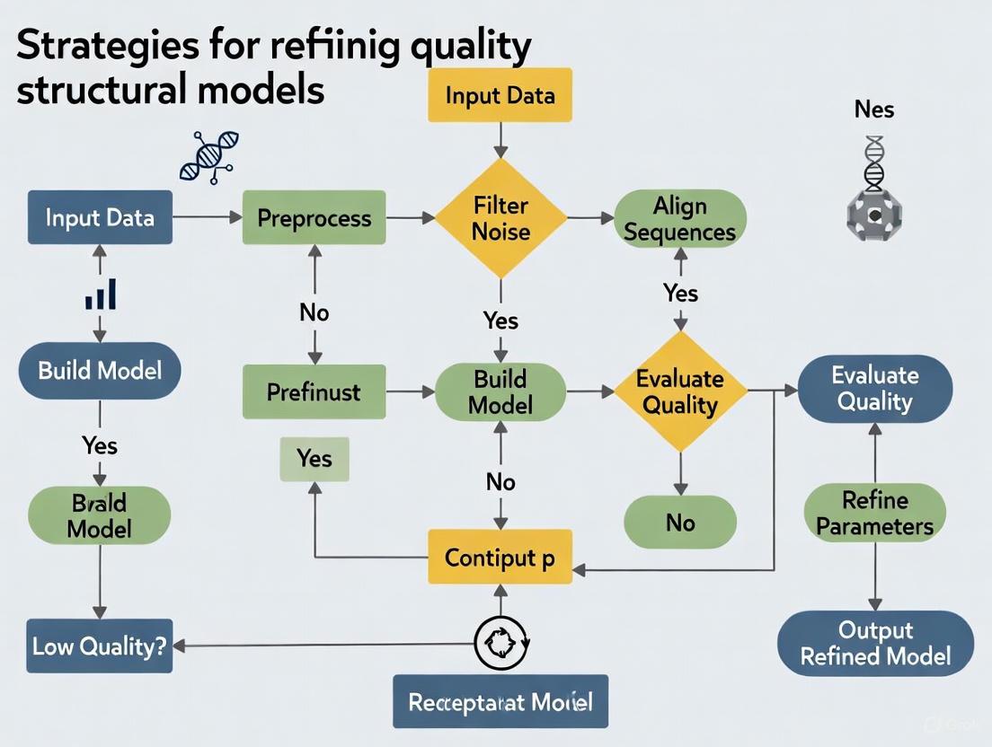 Advanced Strategies for Refining Low-Quality Structural Models in Biomedical Research