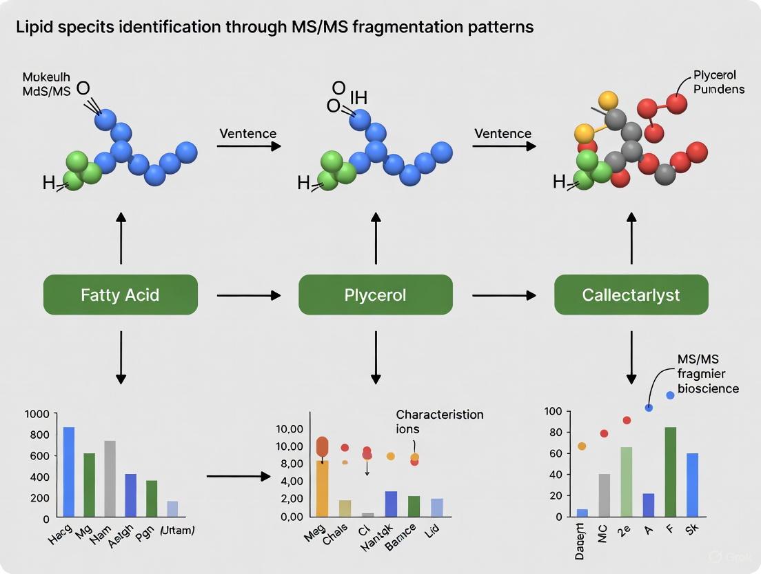 Decoding Lipidomes: A Comprehensive Guide to Lipid Species Identification via MS/MS Fragmentation Patterns