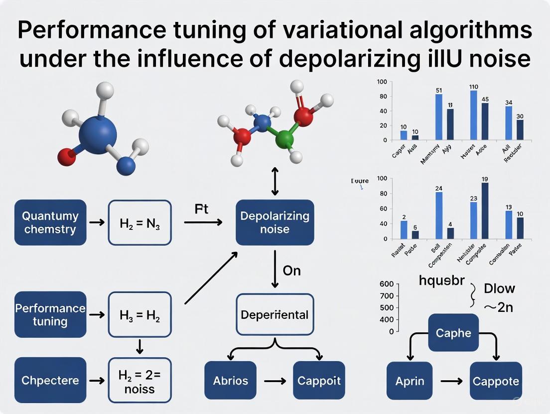 Optimizing Variational Quantum Algorithms Under Depolarizing Noise: A Practical Guide for Biomedical Research