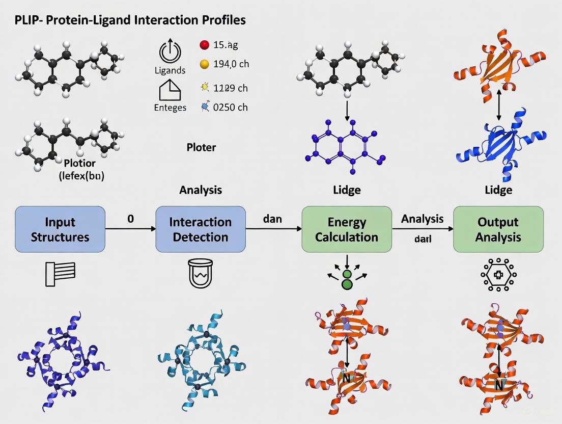 PLIP 2025: A Comprehensive Guide to Analyzing Protein-Ligand Interactions for Drug Discovery
