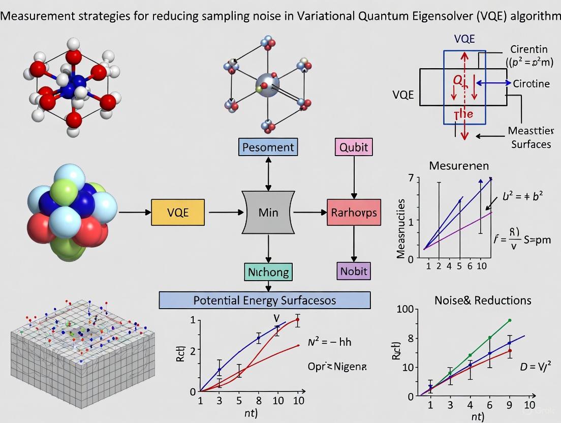 Advanced Measurement Strategies to Reduce Sampling Noise in VQE for Quantum Drug Discovery