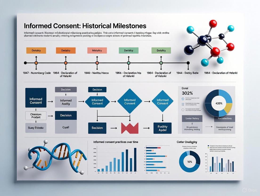 From Patient Autonomy to Common Rule: The Definitive Timeline of Informed Consent Milestones