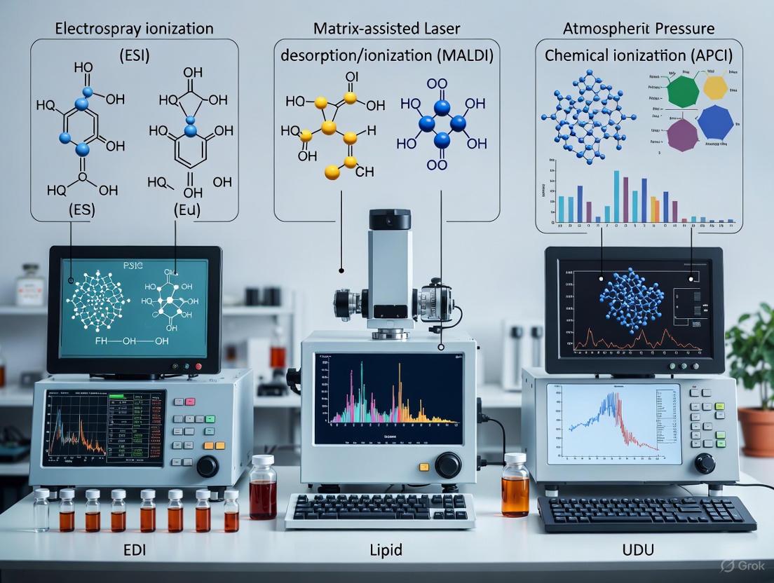 Ionization Techniques for Lipid Analysis: A Comprehensive Guide for Researchers and Drug Developers