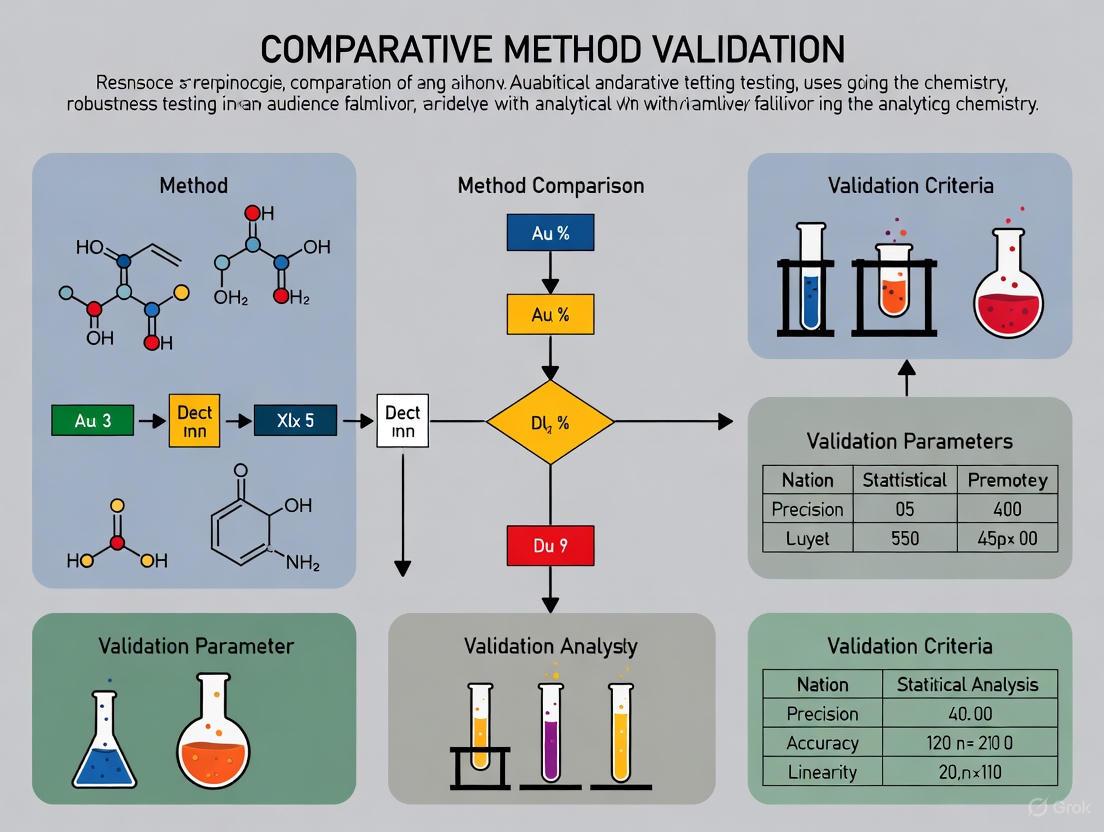 Robustness Testing in Comparative Method Validation: A Strategic Guide for Pharmaceutical Scientists