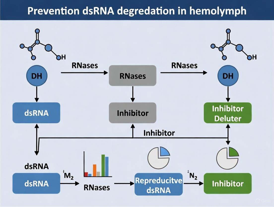 Strategies to Prevent dsRNA Degradation in Hemolymph: Enhancing RNAi Efficacy for Biomedical and Pest Control Applications