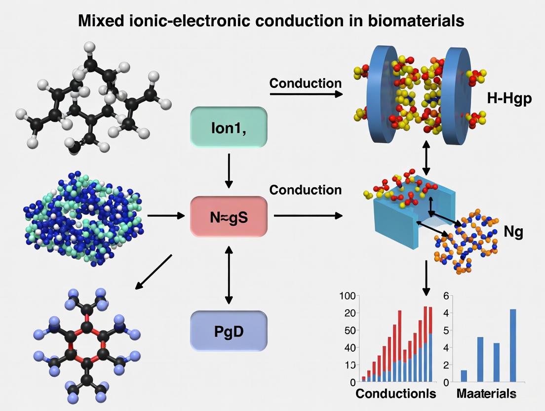 Mixed Ionic-Electronic Conduction in Biomaterials: Fundamentals, Applications, and Future Frontiers in Bioelectronics