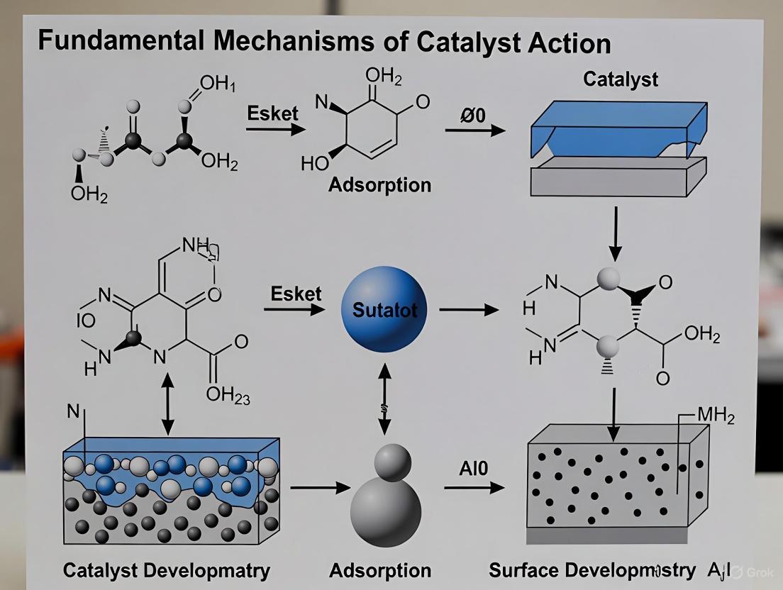 Fundamental Mechanisms of Catalyst Action and Adsorption: From Molecular Principles to Biomedical Applications