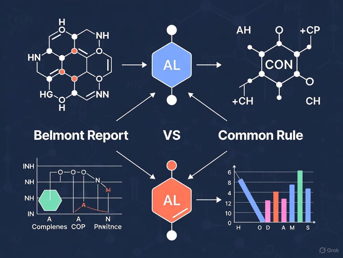 Belmont Report vs. Common Rule: A Practical Guide for Researchers and Drug Developers