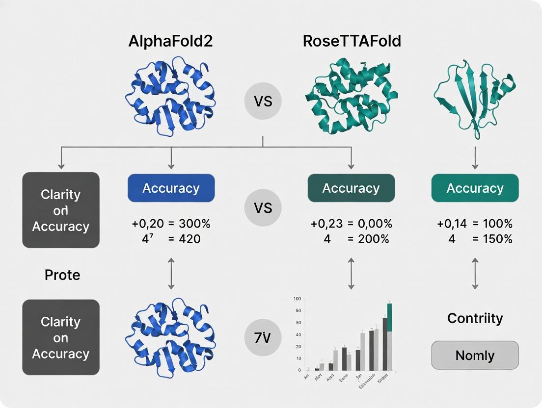 AlphaFold2 vs. RoseTTAFold: A Head-to-Head Accuracy Comparison for Biomedical Research