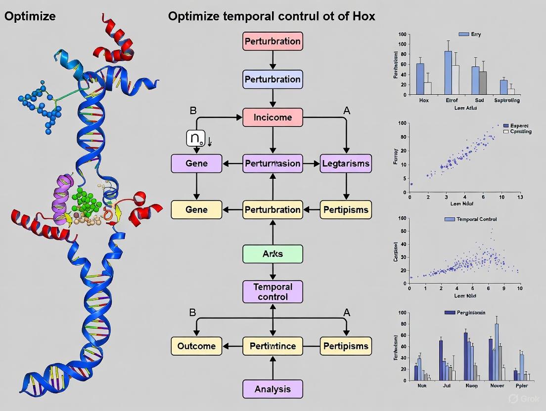 Precision Timing in Hox Gene Perturbation: Strategies for Optimizing Therapeutic Control in Development and Disease