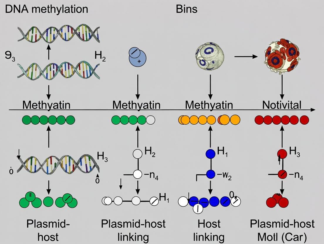 Linking Plasmids to Hosts in Metagenomic Bins: A Comprehensive Guide to DNA Methylation Analysis
