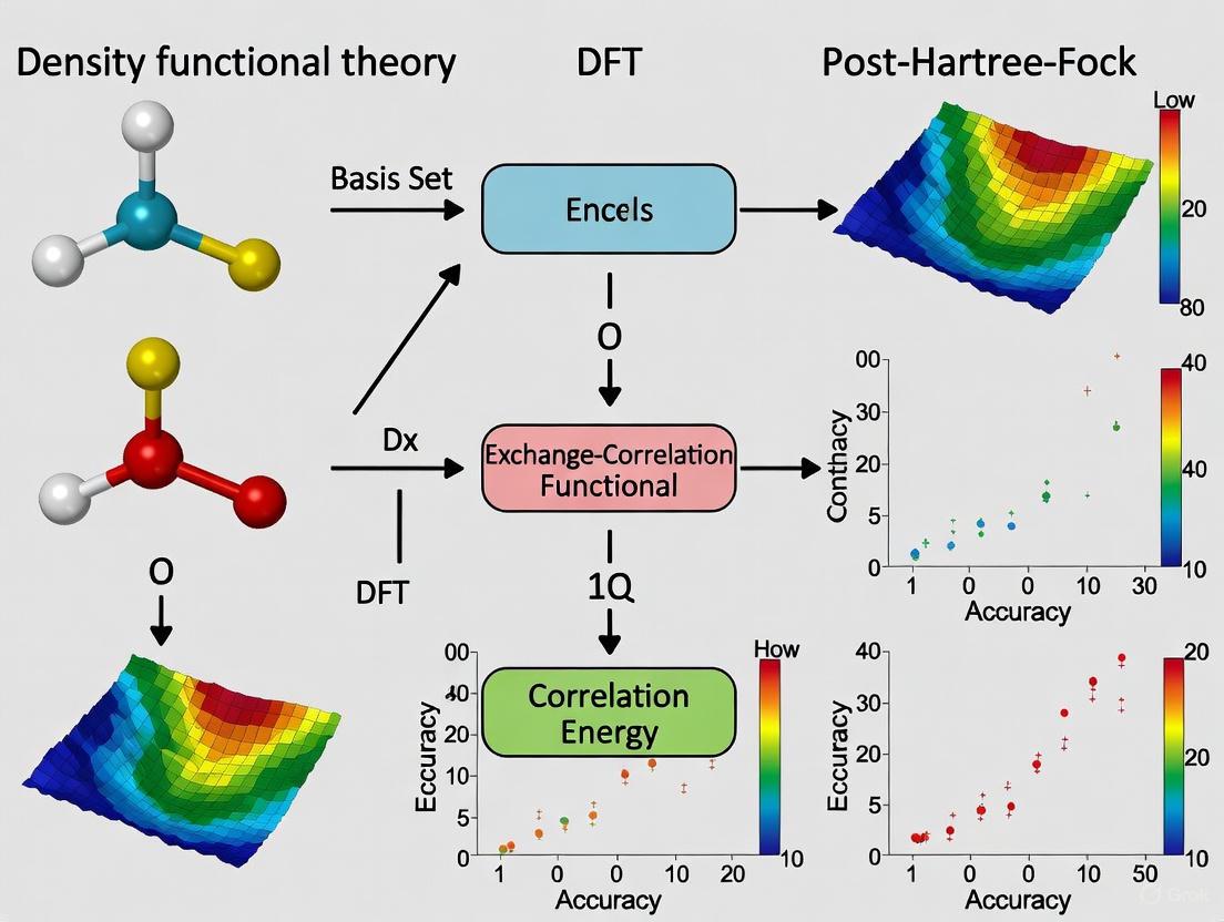 DFT vs Post-Hartree-Fock: A Practical Guide to Accuracy in Computational Chemistry and Drug Discovery
