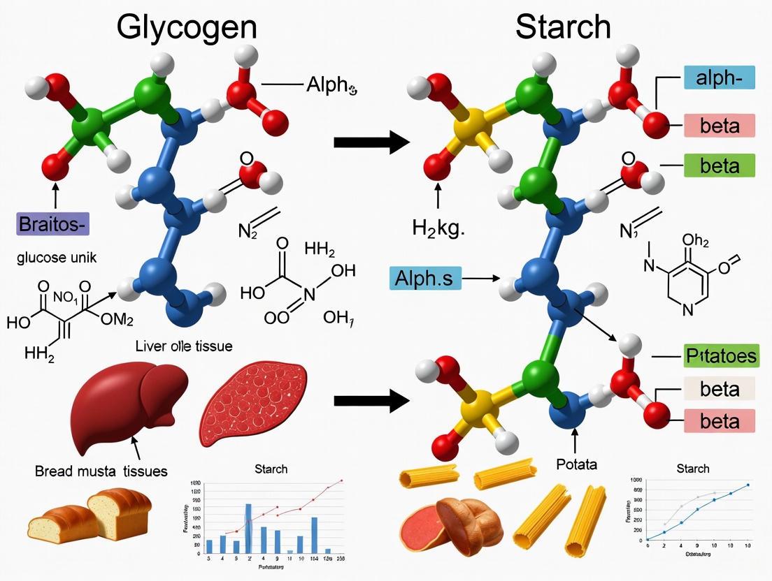 Structural Biology of Food Polysaccharides: Glycogen and Starch in Human Nutrition and Therapeutic Applications