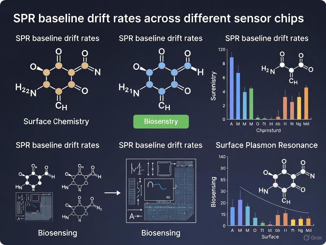 SPR Baseline Drift Rates: A Comprehensive Guide to Sensor Chip Selection and Optimization