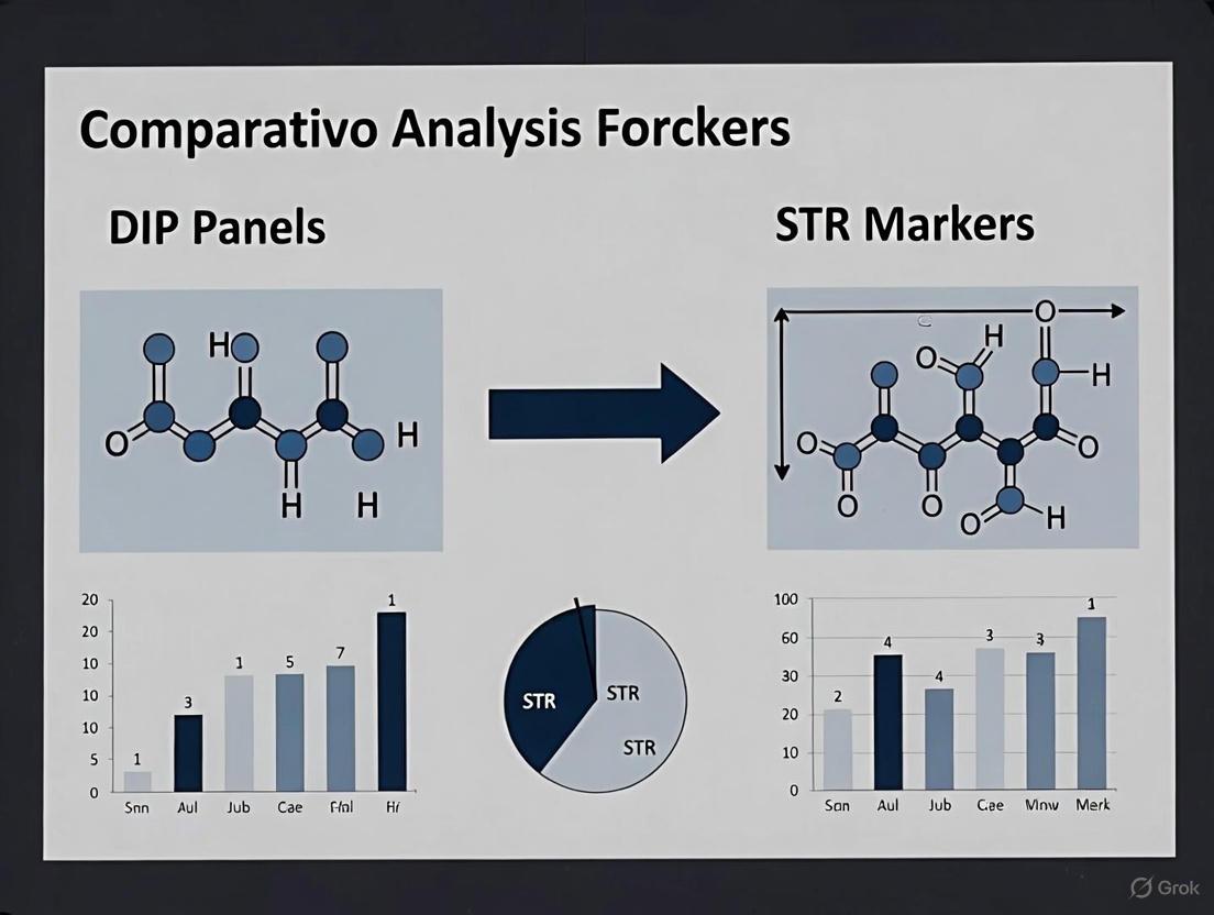 DIP vs. STR Markers in Forensic Science: A Comprehensive Analysis for Advanced DNA Profiling