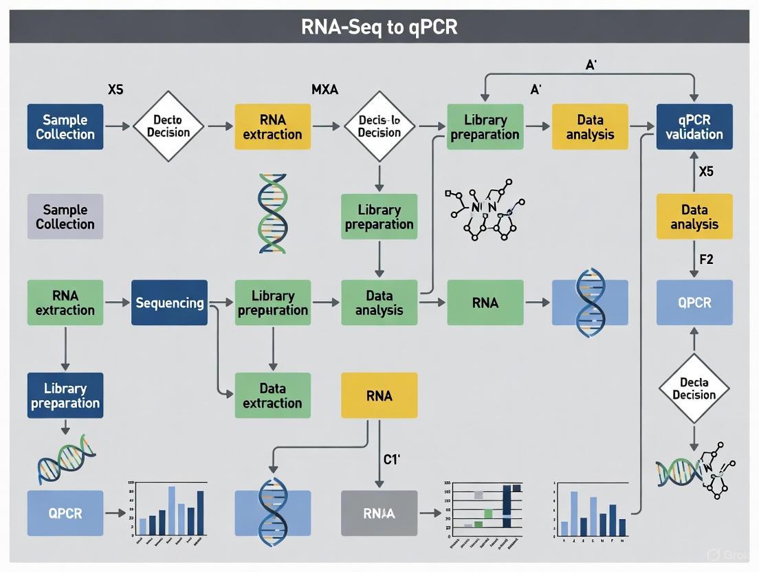 From Discovery to Validation: A Comprehensive Guide to Integrating RNA-Seq and qPCR in Biomedical Research